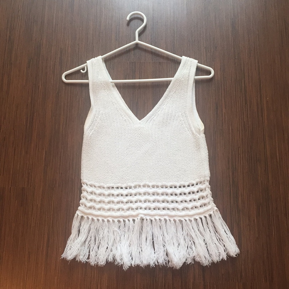 Italian yarn knitted tank